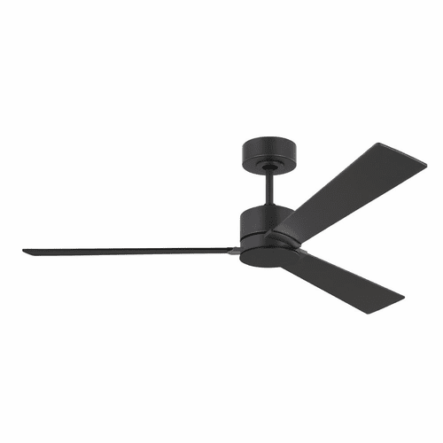 Monte Carlo Rozzen 52" Ceiling Fan - Midnight Black - 3ROZR52MBK