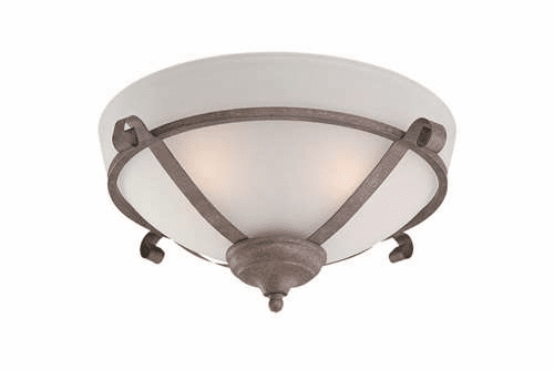 Monte Carlo Scroll Bowl w/Frosted Glass Old Chicago MC92OC-L