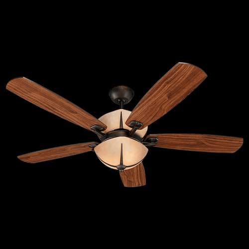 Monte Carlo Silver Lake 52'' 5 Blade Roman Bronze/American Walnut Roman Bronze 5SKR52RBD-L