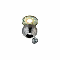 Monte Carlo Slope Ceiling Adapter, Brushed Steel - MC95BS