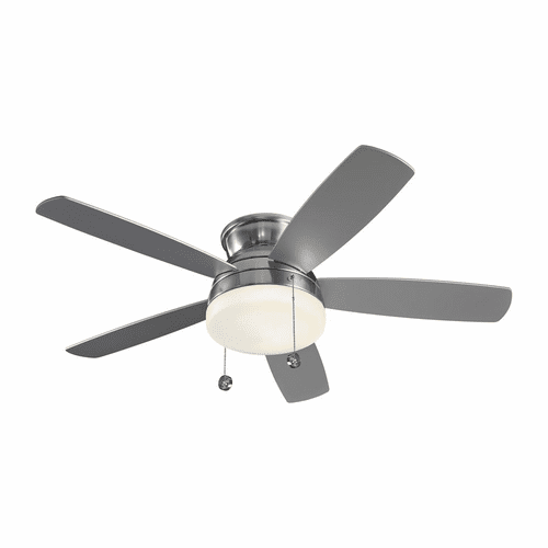 Monte Carlo Traverse 52" Ceiling Fan - Brushed Steel / Matte Opal - 5TV52BSD-V1