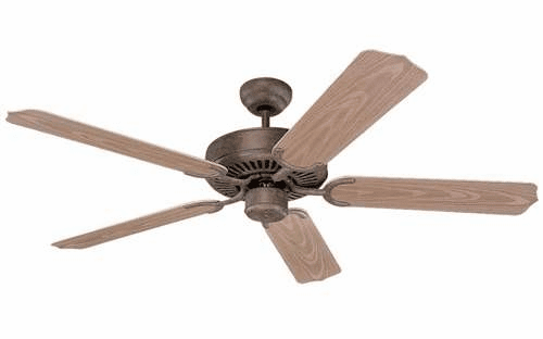 Monte Carlo Weatherford 52'' 5 Blade American Walnut ABS w/Grain/American Walnut ABS Old Chicago 5WF52OC