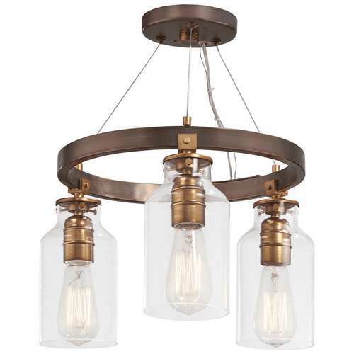 Morrow Semi Flush - Harvard Court Bronze W/Gold Hi - 4553-588
