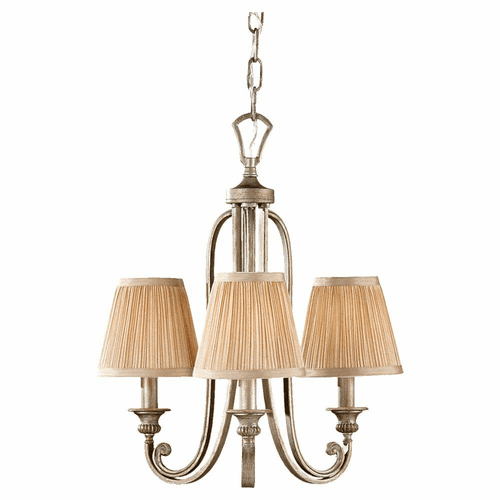 Murray Feiss Abbey 3-Light Mini Chandelier in Silver Sand Finish - F2641/3SVSD