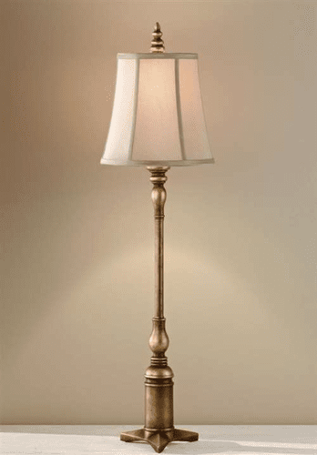 Murray Feiss Adrian 1 Bulb Aegean Silver Lamp 10100ANS