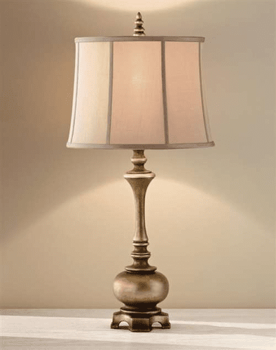 Murray Feiss Adrian 1 Bulb Aegean Silver Lamp 10101ANS