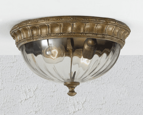 Murray Feiss Alden 2-Light Ceiling Fixture in British Bronze Finish - OL6313BRB