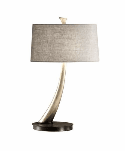 Murray Feiss Armand 2 Bulb Ebonized Silver Leaf Lamp 10084ESL