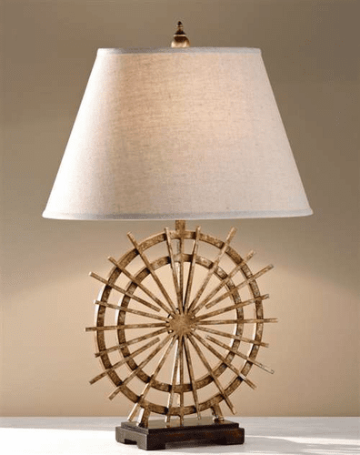 Murray Feiss Atticus 1 Bulb Poly Chrome Iron / Ebony Lamp 10118PCI-EBY