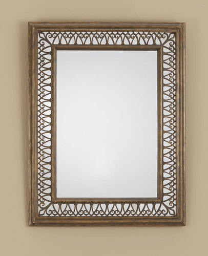 Murray Feiss Barnard Mirror in Firenze Gold Finish - MR1088FG