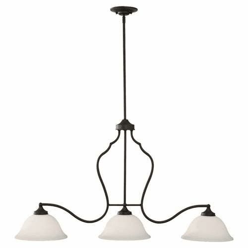 Murray Feiss Beckett 3-Light Billiard Chandelier in Oil Rubbed Bronze Finish - F2646/3ORB