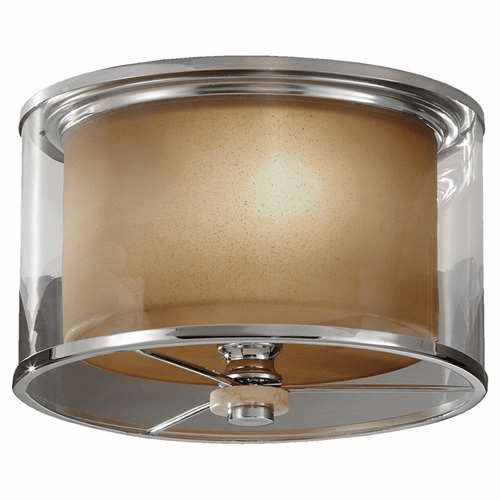 Murray Feiss Belleaire 2 Bulb Chrome Flushmount FM356CH