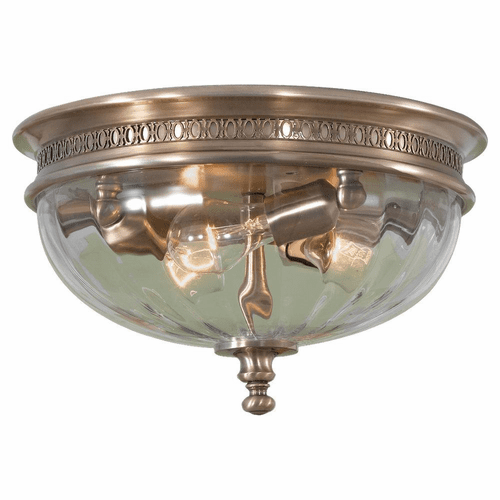 Murray Feiss Bernadette 3-Light Indoor Flush Mount in Brushed Bronze Finish - FM293BV