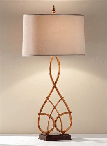 Murray Feiss Brielle 1 Bulb Firenze Gold Lamp 10114FG