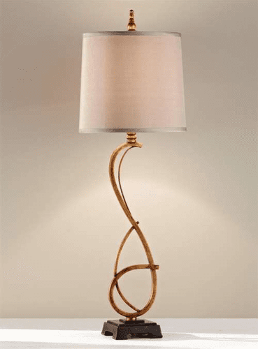 Murray Feiss Brielle 1 Bulb Firenze Gold Lamp 10115FG