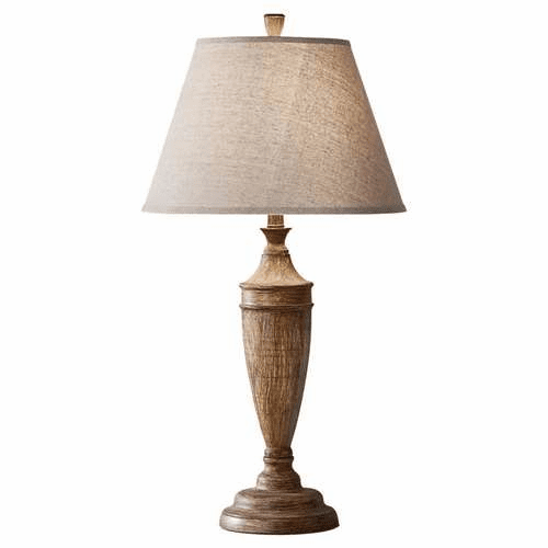 Murray Feiss Canyon Creek 1 Bulb Aged Metal Medium Portable Lamp 10151AMM