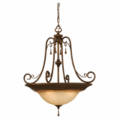 Murray Feiss Celine 3 Bulb Firenze Silver Chandelier F2545-3FSV