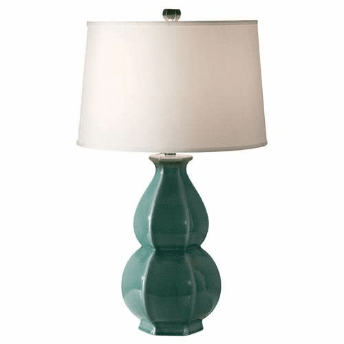 Murray Feiss Ceramica 1 Bulb Jadeite Portable Lamp 10172JDT