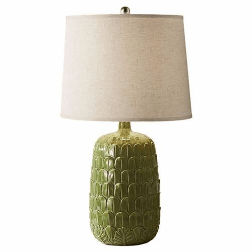 Murray Feiss Ceramica 1 Bulb Jadeite Portable Lamp 10177JDT