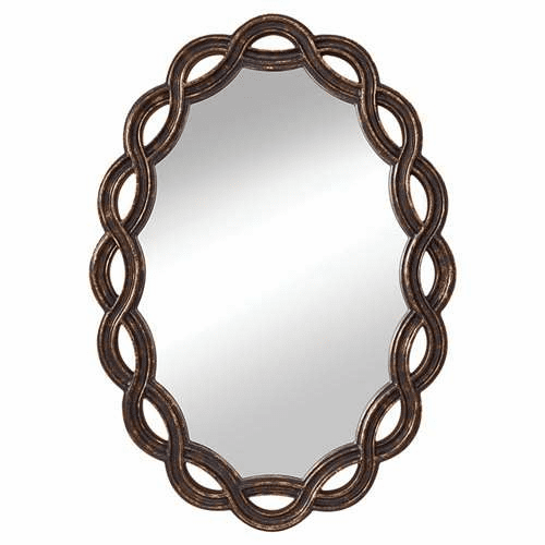 Murray Feiss Charmed Golden Ebony Mirror MR1163GEBY