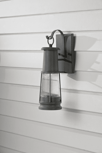 Murray Feiss Chelsea Harbor 1-Light Outdoor Lantern in Storm Cloud Finish - OL8200STC