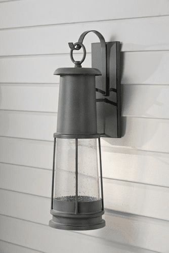 Murray Feiss Chelsea Harbor 1-Light Outdoor Lantern in Storm Cloud Finish - OL8202STC