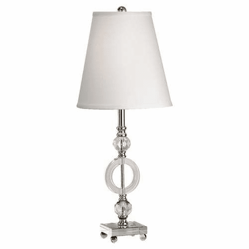 Murray Feiss Christoff 1 Bulb Polished Nickel Lamp 10080PN