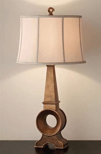 Murray Feiss Cordelia 1 Bulb Firenze Gold Lamp 10129FG