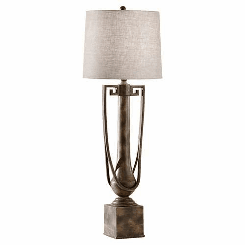 Murray Feiss Dimitri 1 Bulb Mottled Nero Lamp 10073MNO