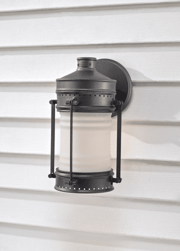 Murray Feiss Dockyard 1-Light Outdoor Lantern in Oil Can Finish - OL9101OLC