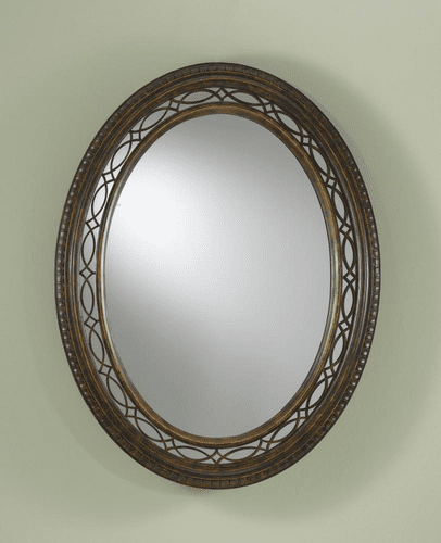 Murray Feiss Drawing Room Mirror in Walnut Finish - MR1066WAL