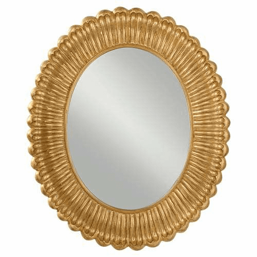 Murray Feiss Emmet Pale Antique Gold Mirror MR1118PAG