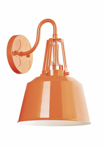 Murray Feiss Freemont 1-Light Outdoor Lantern in Hi Gloss Orange Finish - OL15002SHOG