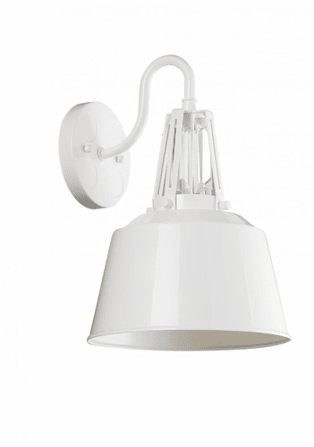 Murray Feiss Freemont 1-Light Outdoor Lantern in High-Gloss White Finish - OL15002HGW