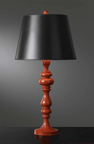 Murray Feiss Gannon 1 Bulb Scarlet Lamp 9764SC