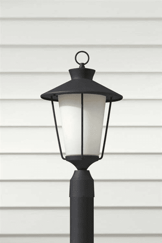 Murray Feiss Hawkins Square 1 Bulb Textured Black Outdoor Lighting OL8408TXB