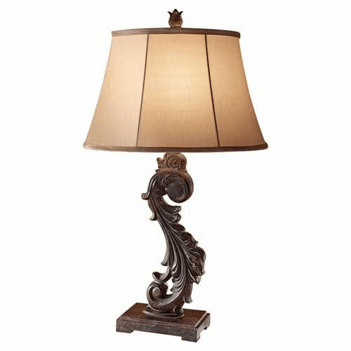 Murray Feiss Heathcote 1 Bulb Dark Roast Table Lamp 10182DRR