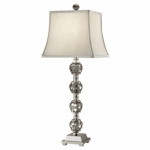 Murray Feiss Independents 1 Bulb Smokey Glass / Polished Nickel Lamp 10049SMG-PN