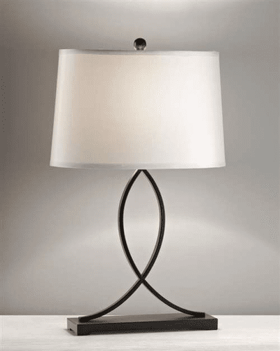 Murray Feiss Jackson 1 Bulb Black Lamp 10061BK