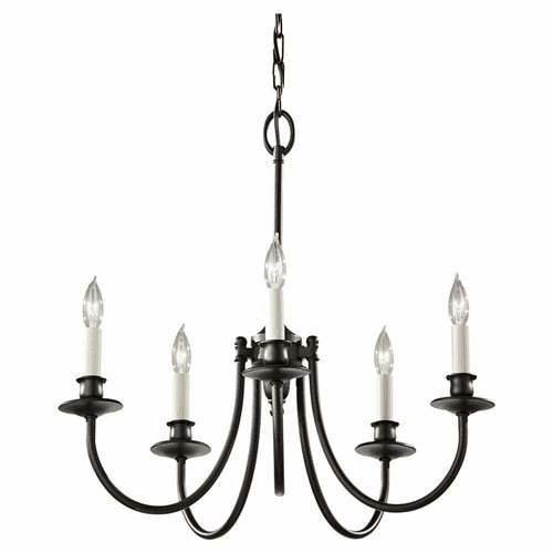Murray Feiss Jamestowne 5-Light Chandelier in Oil Rubbed Bronze Finish - F2760/5ORB