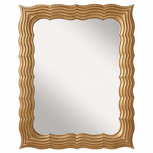 Murray Feiss Lavine Antique Gold Mirror MR1147AGD