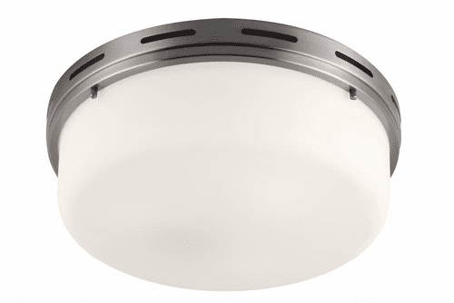Murray Feiss Manning 3-Light Flushmount in Brushed Steel Finish - FM384BS