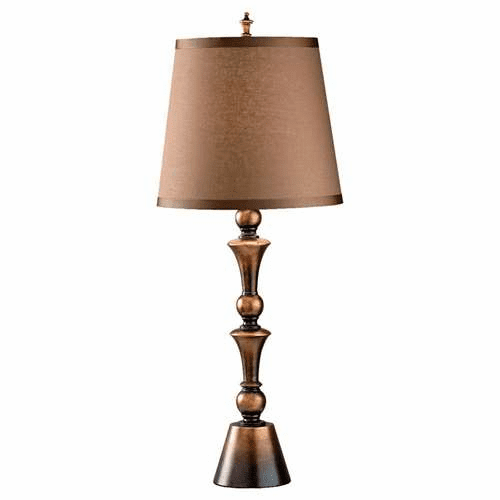 Murray Feiss Marco 1 Bulb Coppery Bronze Lamp 10070CBZ