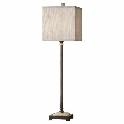 Murray Feiss Marcus 1 Bulb Smoked Bronze Lamp 10037SMZ