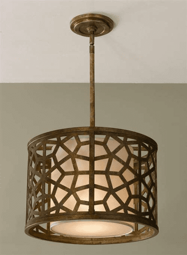 Murray Feiss Medina 1 Bulb Oxidized Bronze Pendant P1180OBZ