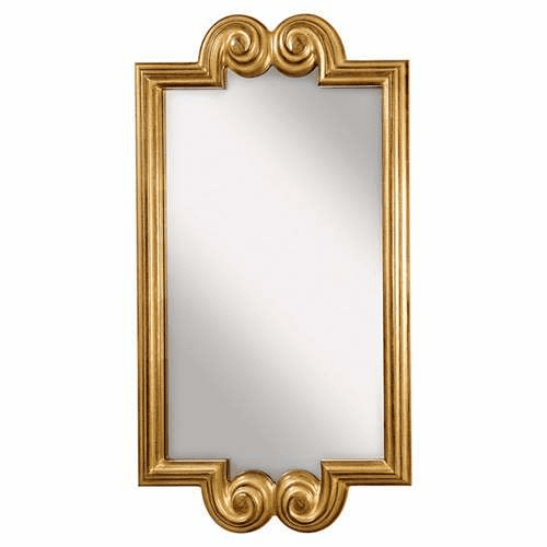 Murray Feiss Melanie Pale Antique Gold Mirror MR1121PAG