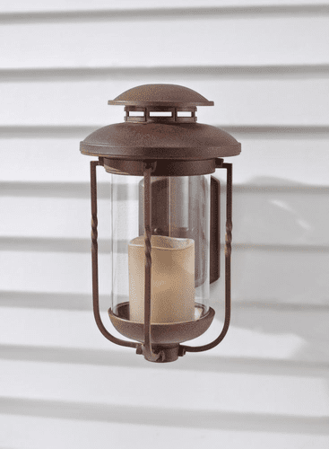 Murray Feiss Menlo Park 1-Light Outdoor Lantern in Cinnamon Finish - OL9202CN
