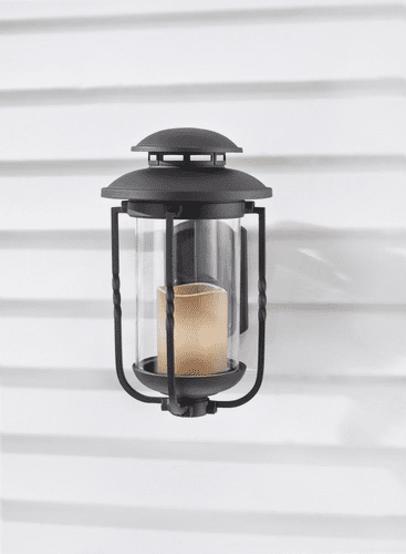 Murray Feiss Menlo Park 1-Light Outdoor Lantern in Textured Black Finish - OL9201TXB