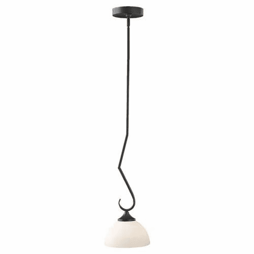 Murray Feiss Merritt 1 Bulb Black Chandelier P1221BK