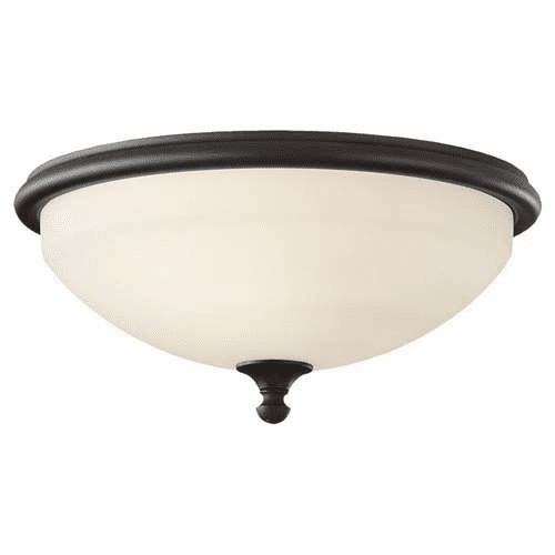 Murray Feiss Merritt 2 Bulb Black Flushmount FM358BK